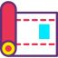 Yoga mat icon 64x64