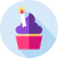Birthday cupcake icon 64x64