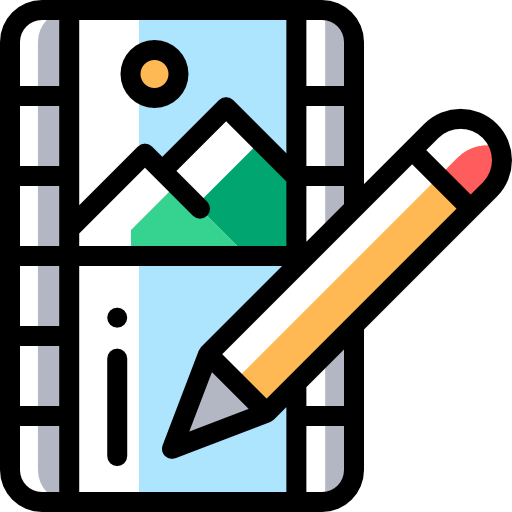 Video editor ícono