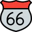 Route 66 іконка 64x64