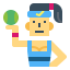 Tennis player icon 64x64