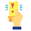 Yellow card icon 64x64