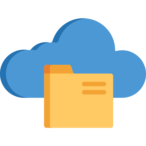 Cloud storage icon