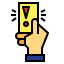 Yellow card icon 64x64