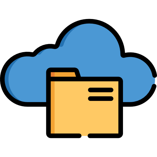 Cloud storage icon
