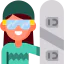 Snowboarder 图标 64x64