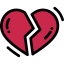 Broken heart icon 64x64