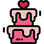 Wedding cake icon 64x64