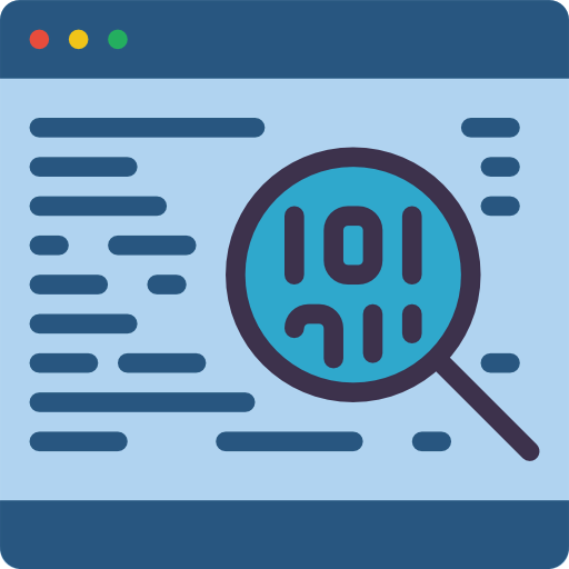 Binary code ícono