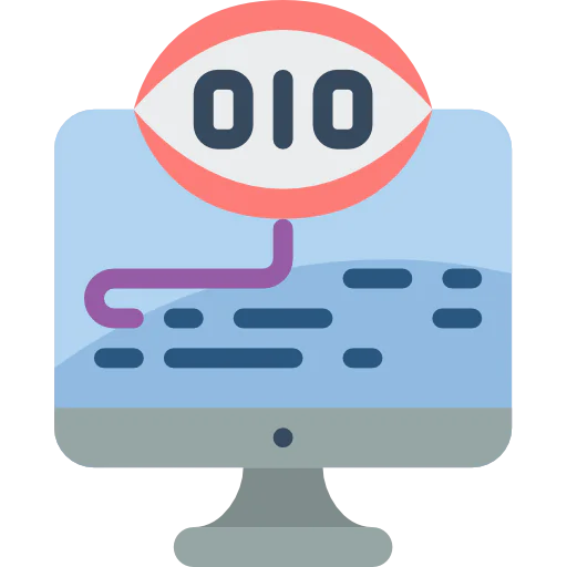 Binary code ícono