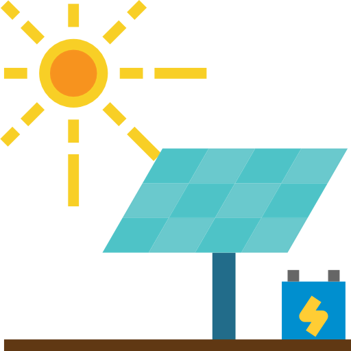 Solar panel icône