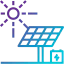 Solar panel 图标 64x64