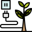 Green energy icon 64x64