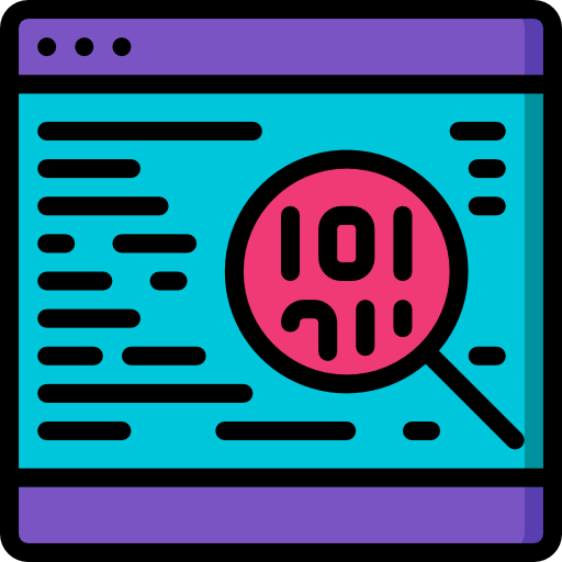 Binary code ícono