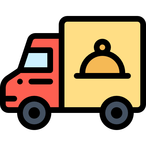 Food truck biểu tượng