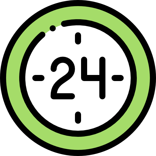 24 hours icon
