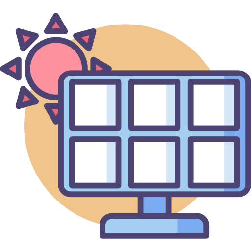 Solar panel icon