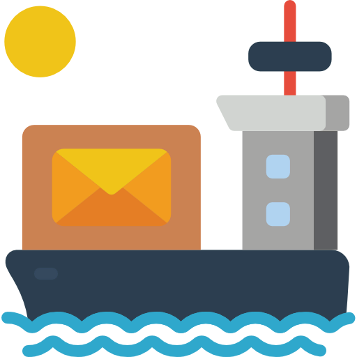 Cargo ship icon