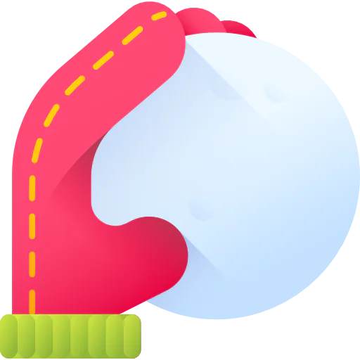 Snow ball icon