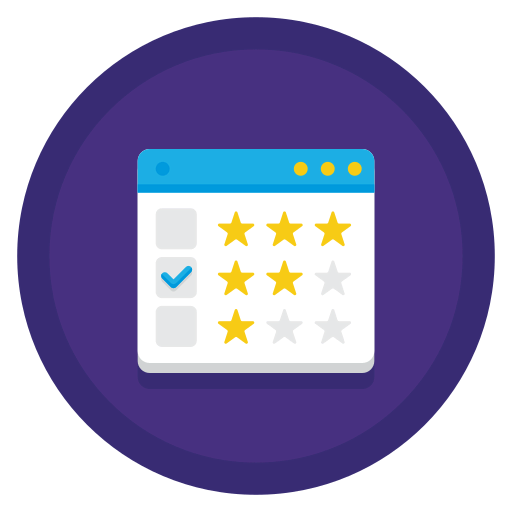 Star rating icon