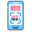 Ticket scanning icon 64x64