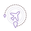 Airplane flight icon 64x64