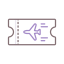 Boarding pass icon 64x64