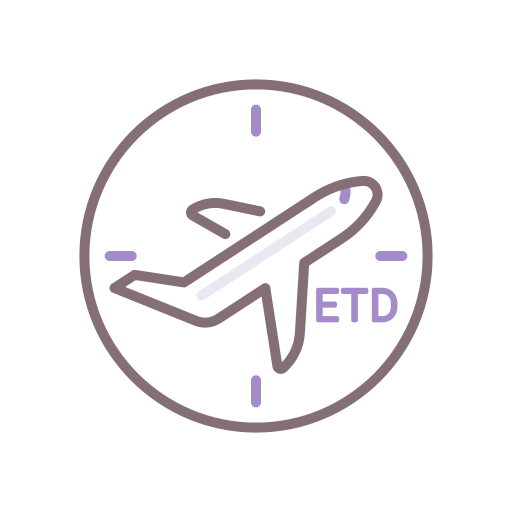 Flight time biểu tượng