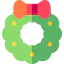 Christmas wreath icon 64x64