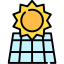 Solar panel icon 64x64