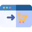 Online shopping icon 64x64