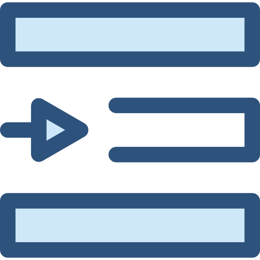 Right alignment icon