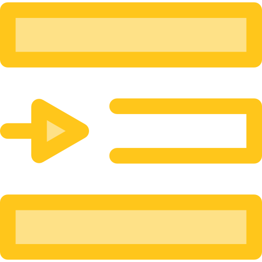 Right alignment icon