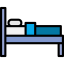 Hotel bed icon 64x64