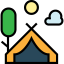 Camping icon 64x64