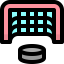 Hockey goal icon 64x64