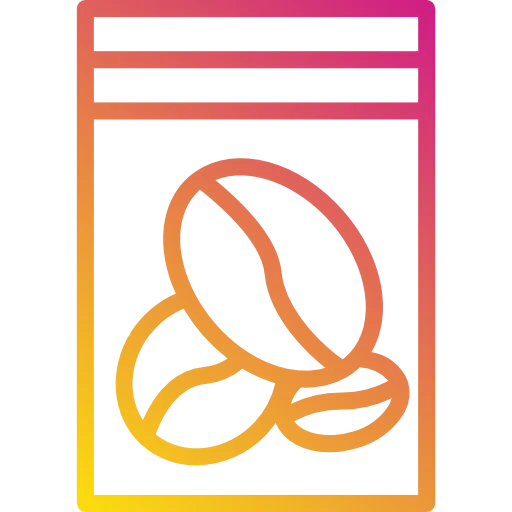 Кофейные зерна иконка