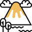 Fuji mountain ícono 64x64