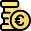 Euro coin icon 64x64