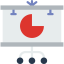 Pie chart biểu tượng 64x64