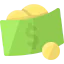 Долларовая банкнота иконка 64x64