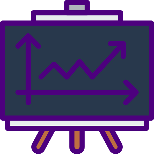 Line chart icon