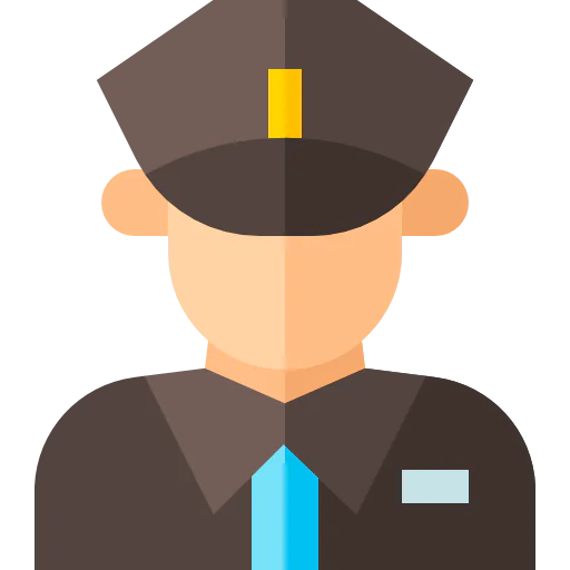 Security man icon