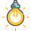 Light bulb icon 64x64
