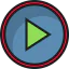 Play button icon 64x64