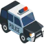 Police car icon 64x64