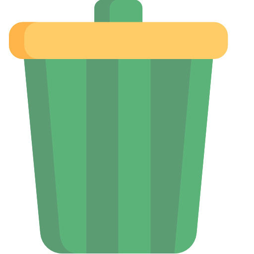 Trash can icon