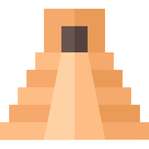 Aztec pyramid ícono