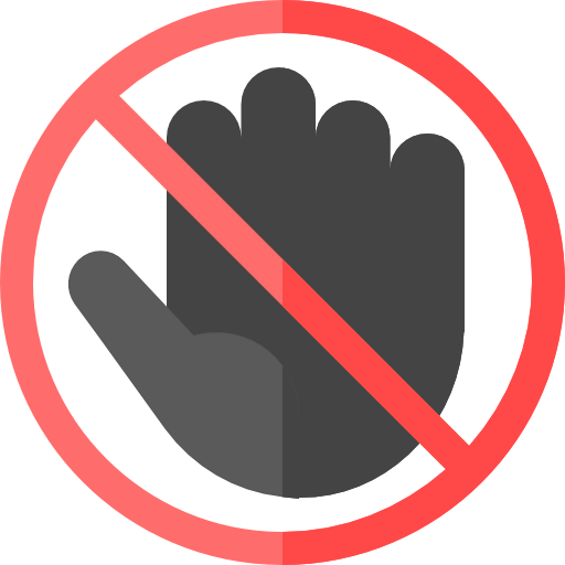 Do not touch icon