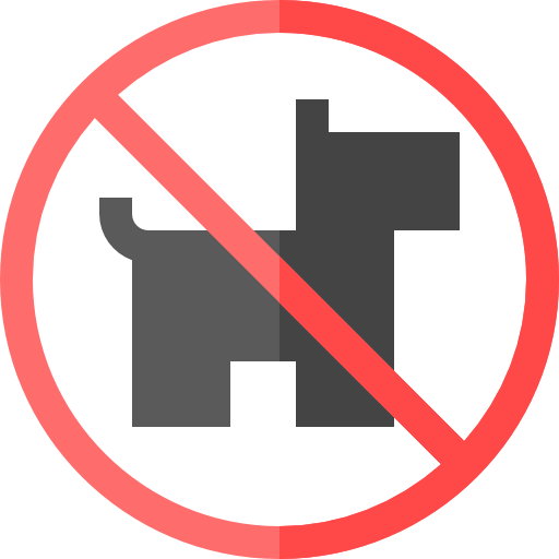 No pets ícono